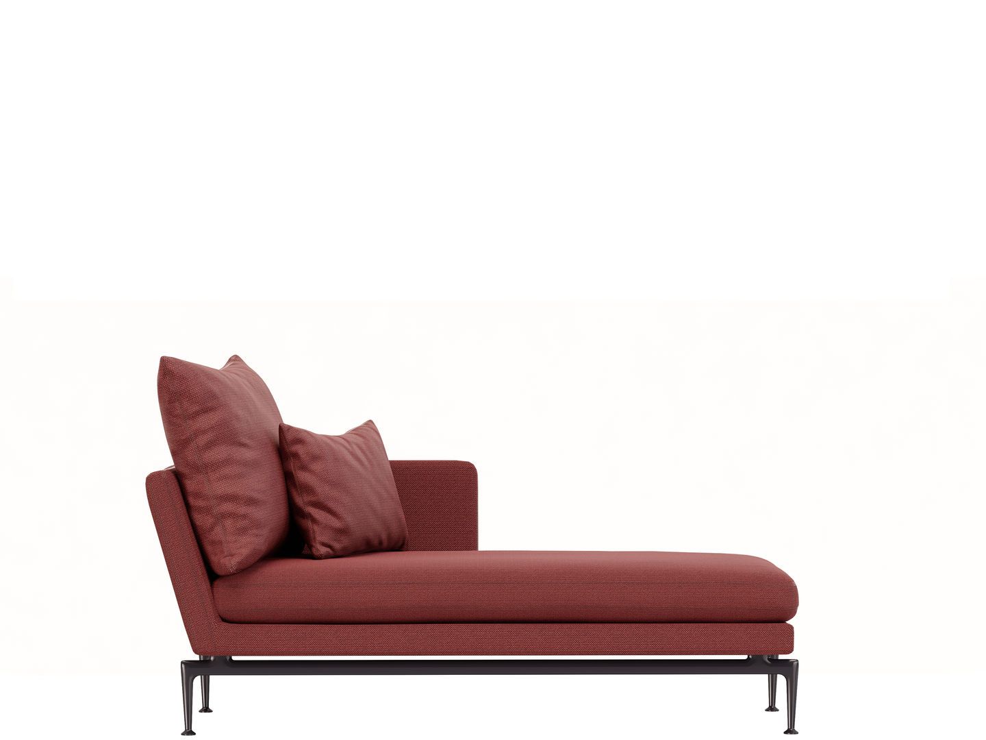 Vitra Suita Chaise Longue with pointed cushions