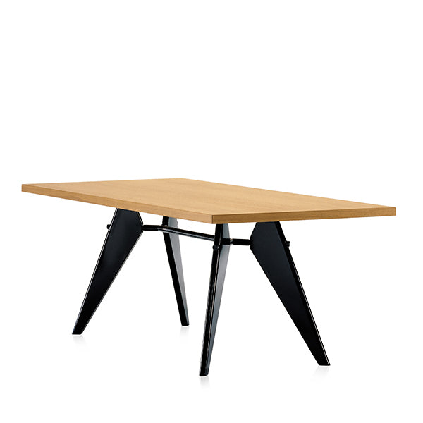 Vitra EM Table 200 x 90 cm, natural oak - deep black | One52 Furniture