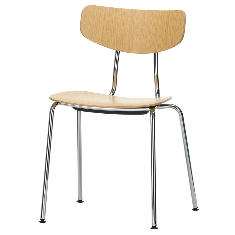 Vitra Moca chair, natural oak - chrome | One52 Furniture