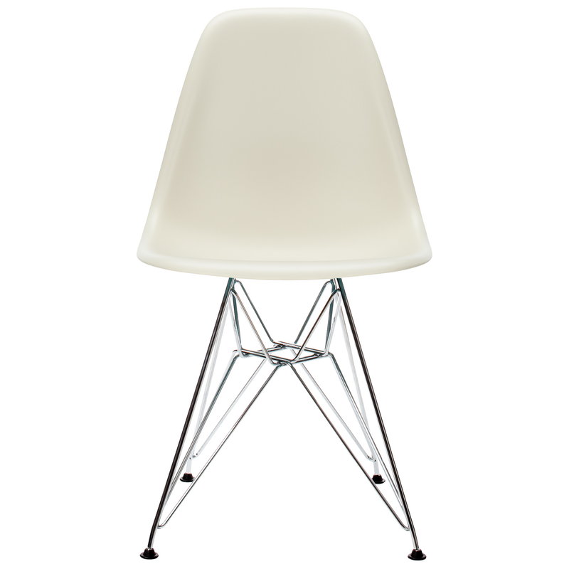 Vitra Eames DSR chair, pebble - chrome | One52 Furniture