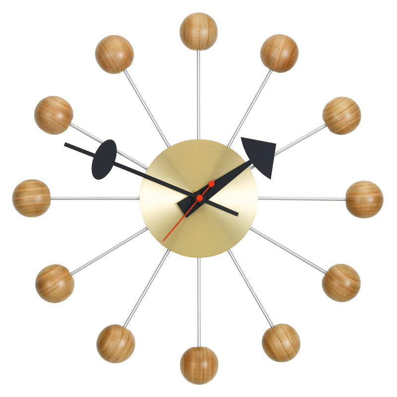 Vitra Ball Clock, cherry | One52 Furniture