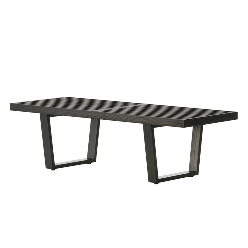 Vitra Nelson bench, short, black ash | One52 Furniture