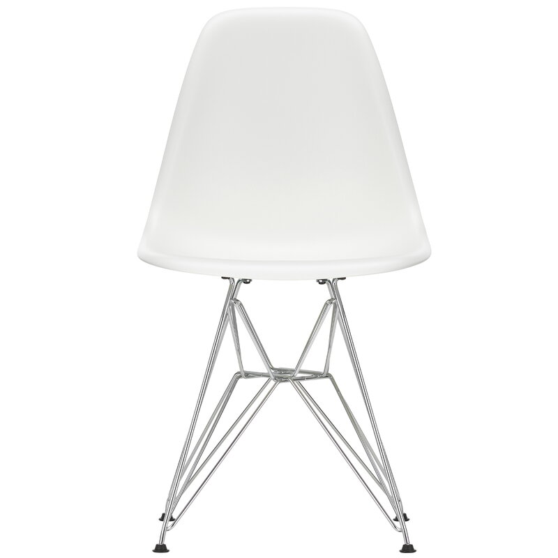 Vitra Eames DSR chair, white - chrome | One52 Furniture