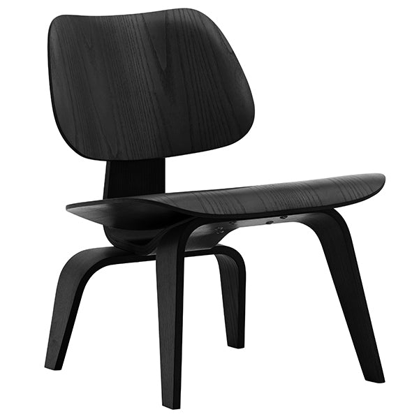 Vitra Plywood Group LCW lounge chair, black | One52 Furniture