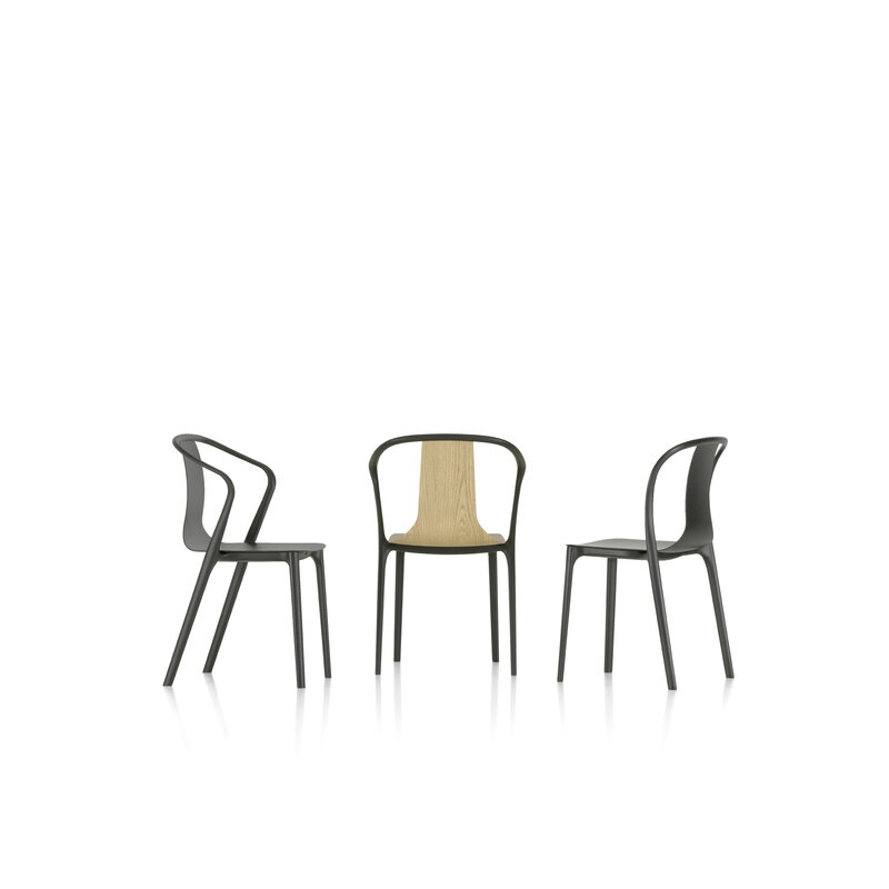 Vitra Belleville armchair, oak - black | One52 Furniture