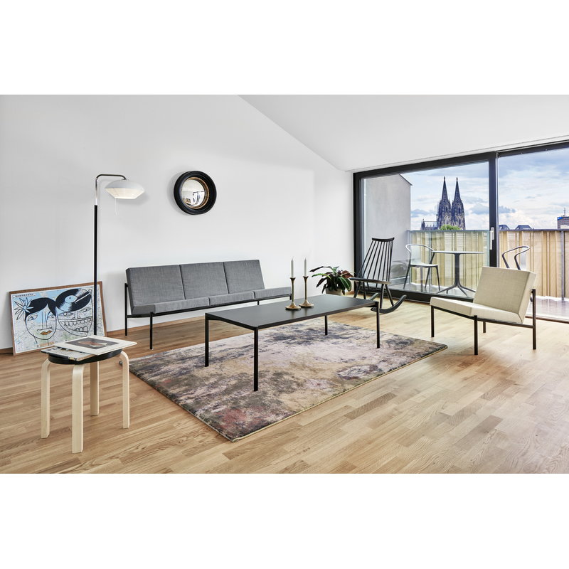 Artek|Chairs, Stools|Aalto stool E60, black - birch