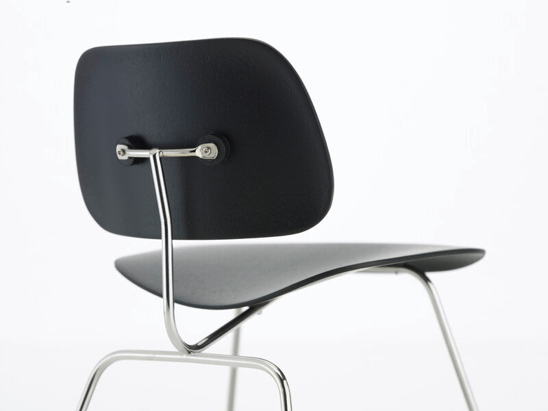 Vitra Plywood Group LCM lounge chair, black - chrome | One52 Furniture