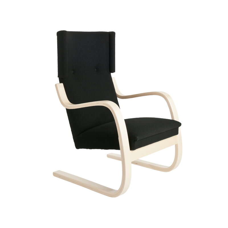 Artek|Armchairs & lounge chairs, Chairs|Aalto armchair 401, black