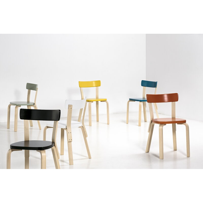 Artek|Chairs, Dining chairs|Aalto chair 69, green