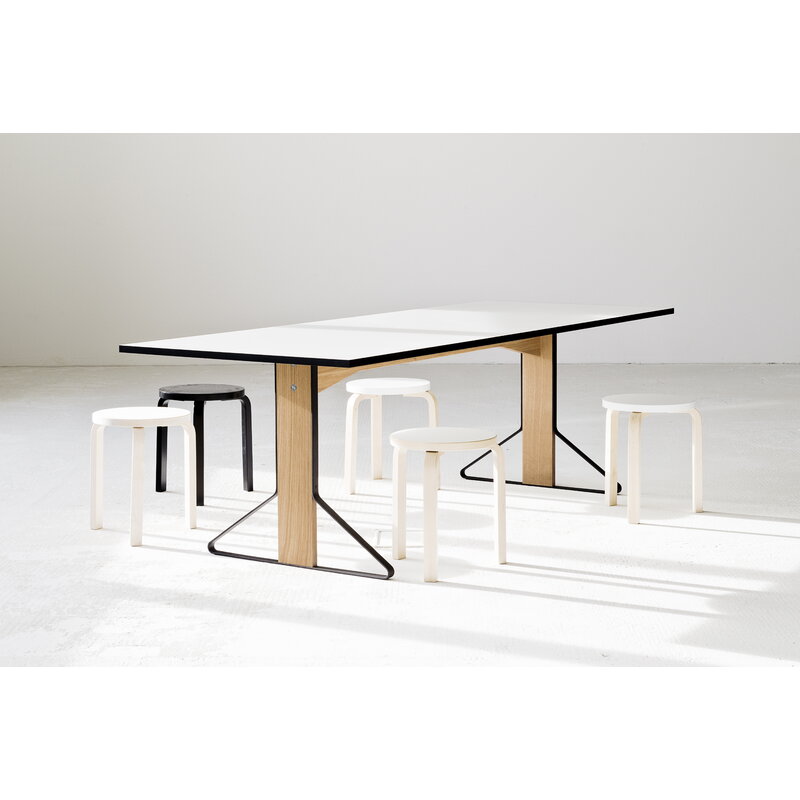 Artek|Dining tables, Tables|Kaari table REB 001, white laminate - oak