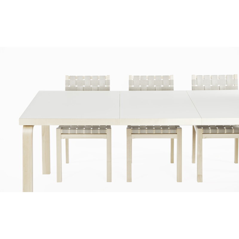 Artek|Dining tables, Tables|Aalto extension table 97, birch - white