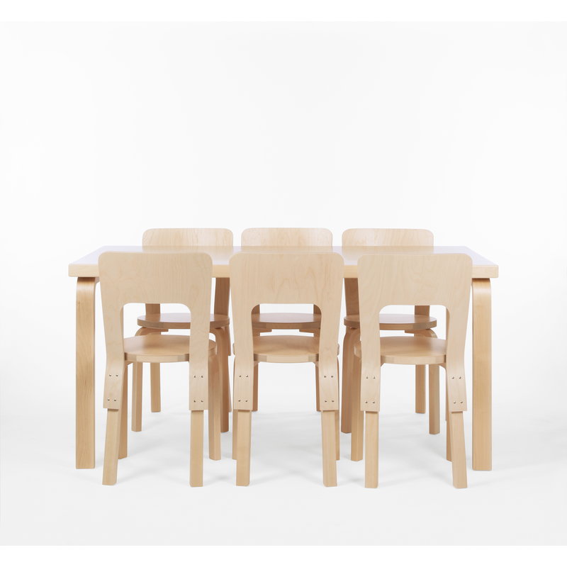 Artek|Chairs, Dining chairs|Aalto chair 66, birch