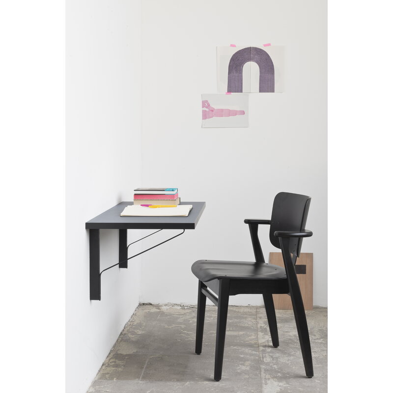 Artek|Desks|Kaari wall console REB 006, black - oak