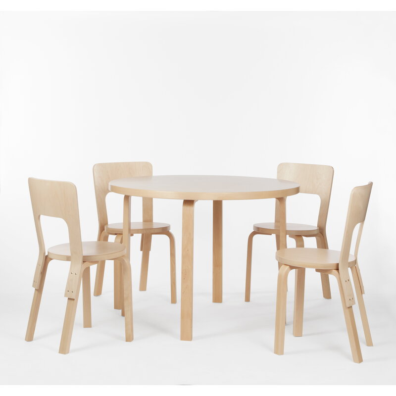 Artek|Chairs, Dining chairs|Aalto chair 66, birch