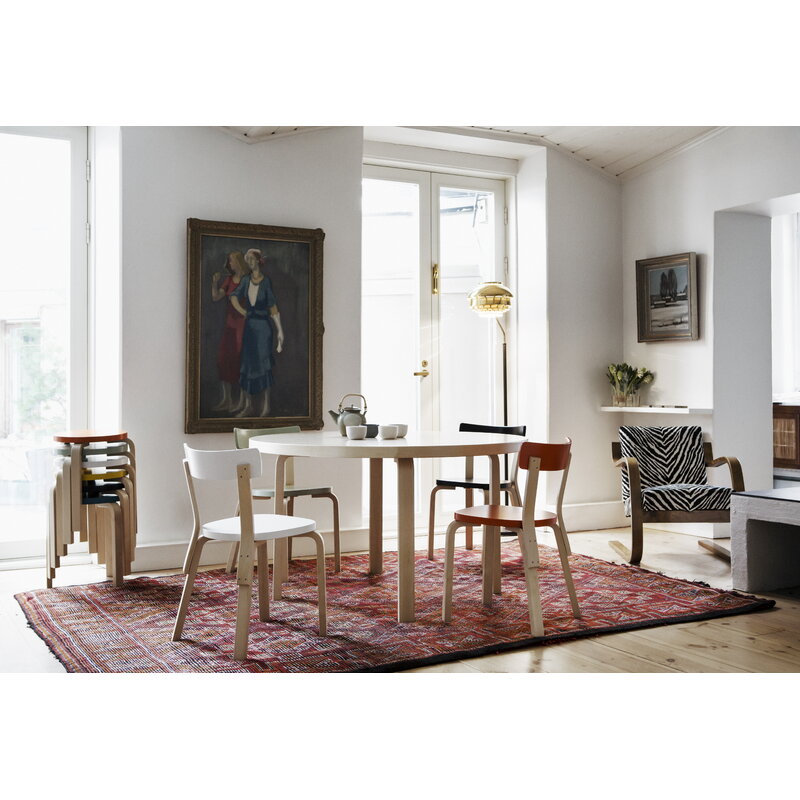 Artek|Chairs, Dining chairs|Aalto chair 69, orange