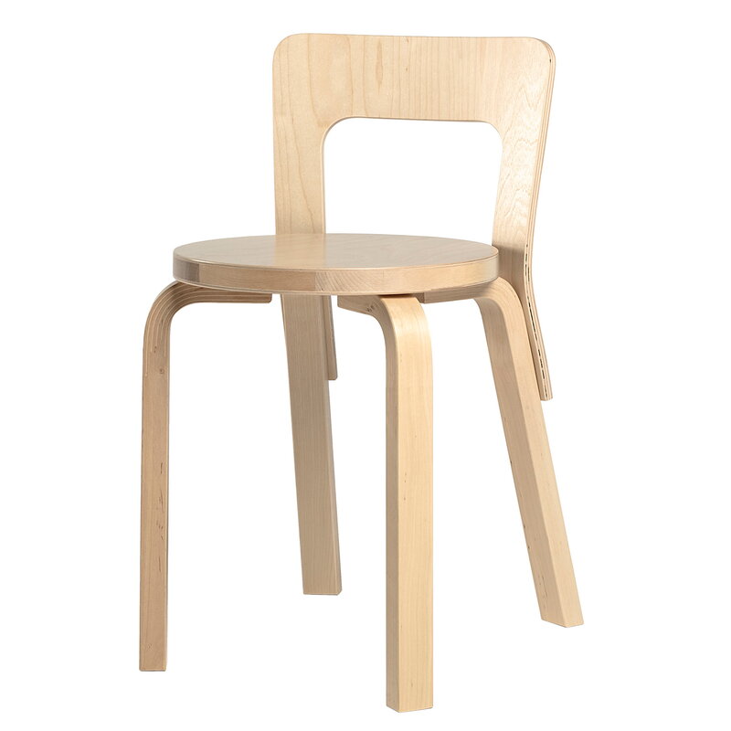 Artek|Chairs, Dining chairs|Aalto chair 65, birch