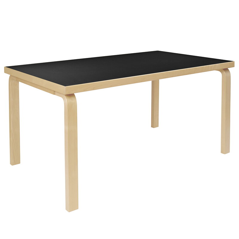 Artek|Dining tables, Tables|Aalto table 82A, birch - black