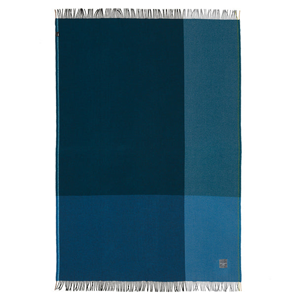 Vitra Colour Block blanket, black - blue | One52 Furniture
