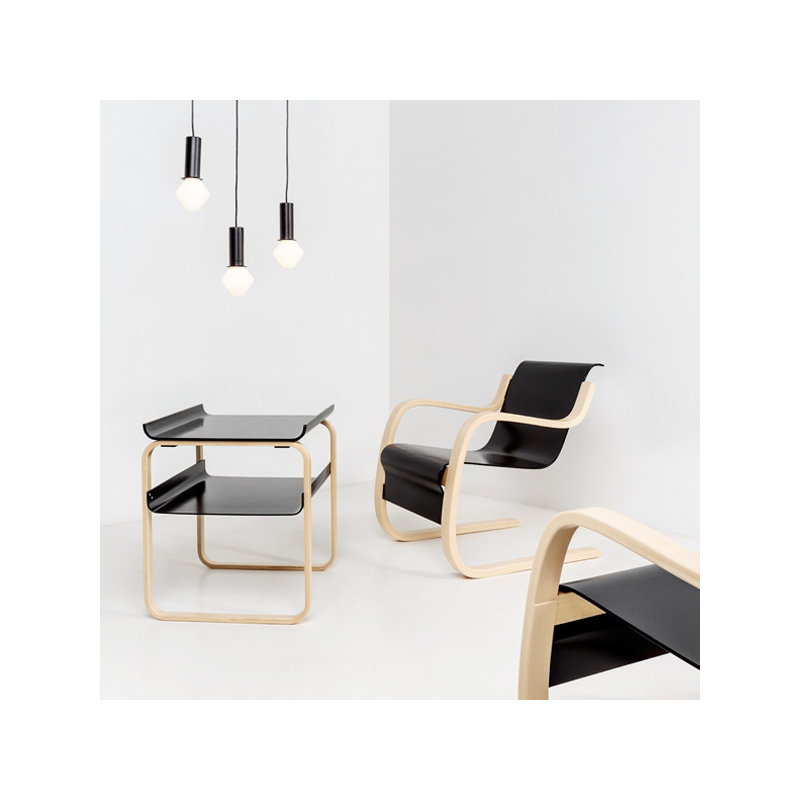 Artek|Side & end tables, Tables|Aalto side table 915, white - birch