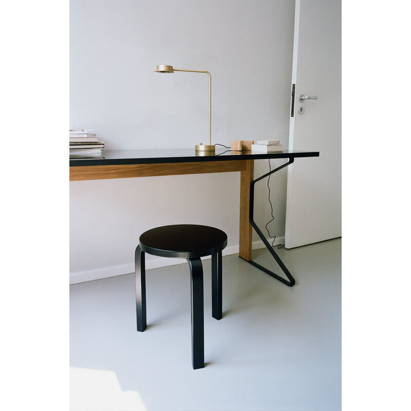 Artek|Desks|Kaari desk REB 005, black laminate - black oak