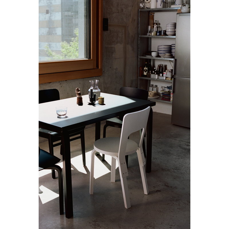 Artek|Chairs, Dining chairs|Aalto chair 66, lacquered white