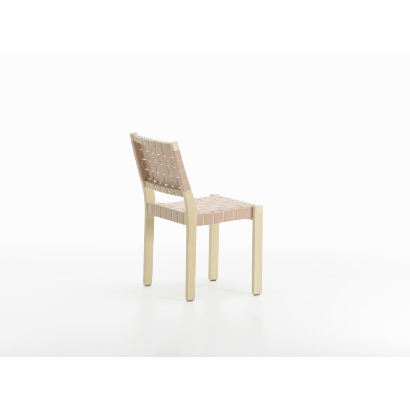 Artek|Chairs, Dining chairs|Aalto chair 611, birch - natural/red webbing