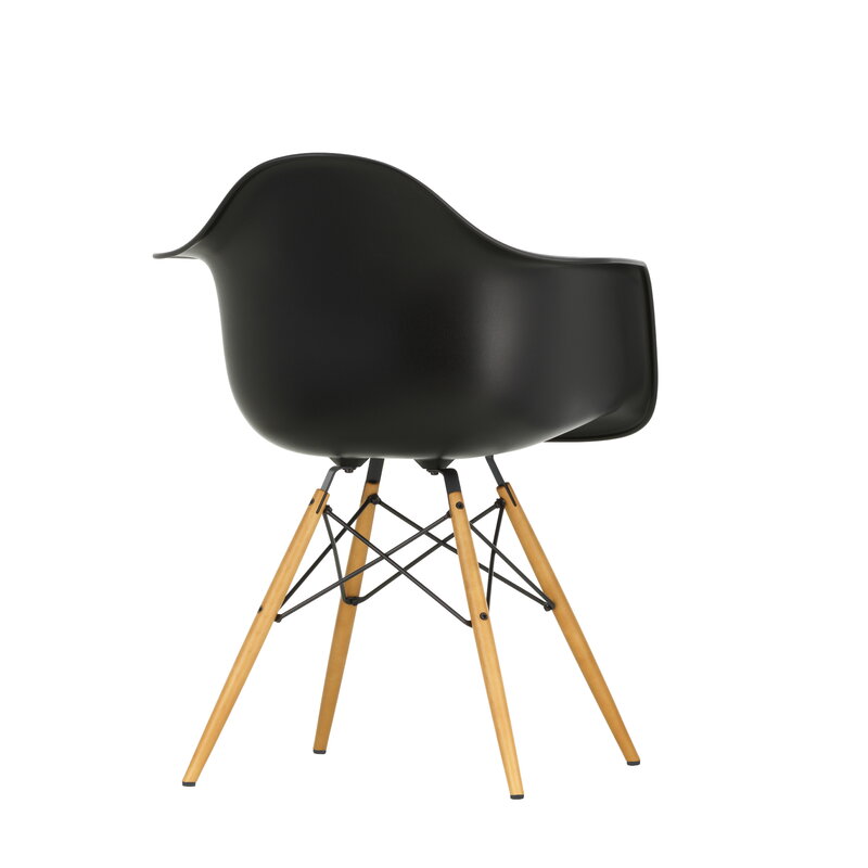 Vitra Eames DAW chair, deep black - maple | One52 Furniture