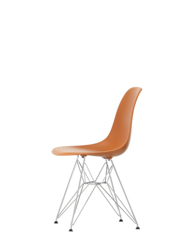 Vitra Eames DSR chair, rusty orange - chrome | One52 Furniture