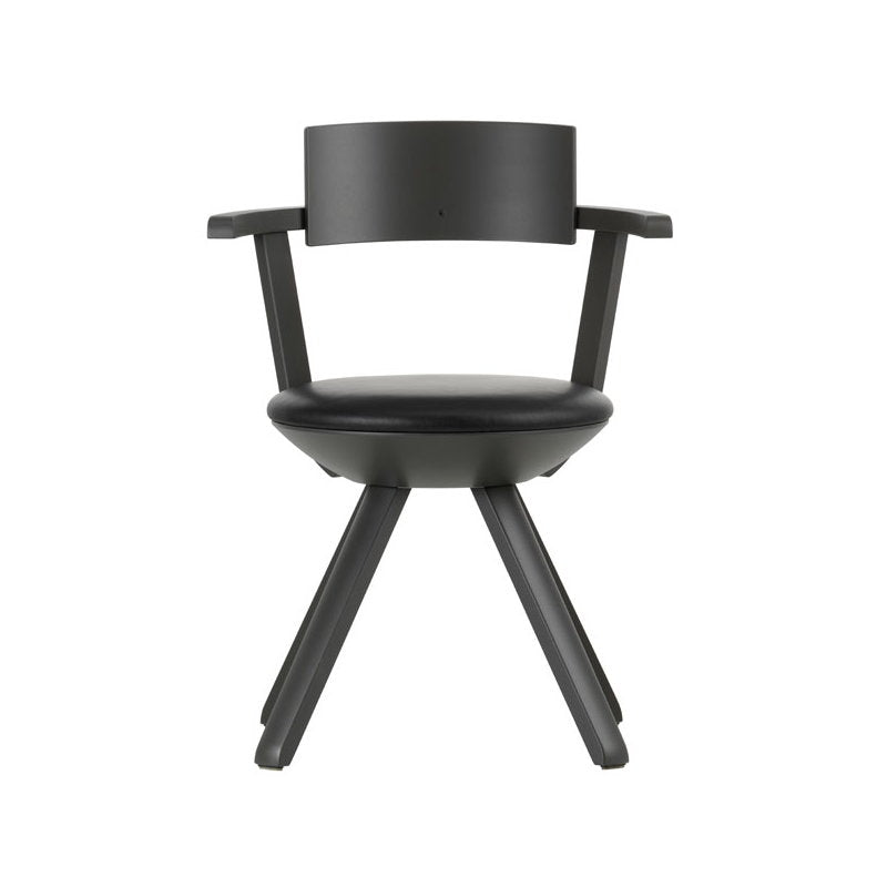 Artek|Chairs, Dining chairs|Rival chair KG002, dark grey/leather