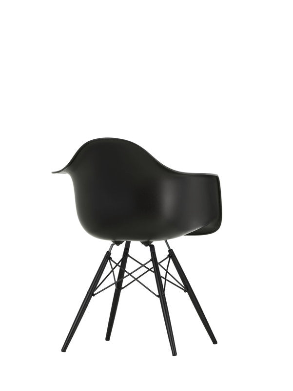 Vitra Eames DAW chair, deep black - black maple | One52 Furniture