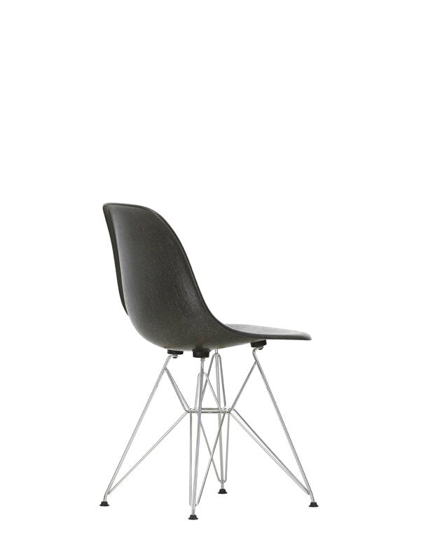 Vitra Eames DSR Fiberglass Chair, elephant hide grey - chrome | One52 Furniture