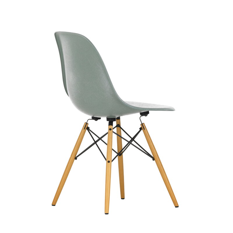 Vitra Eames DSW Fiberglass Chair, sea foam green - maple | One52 Furniture