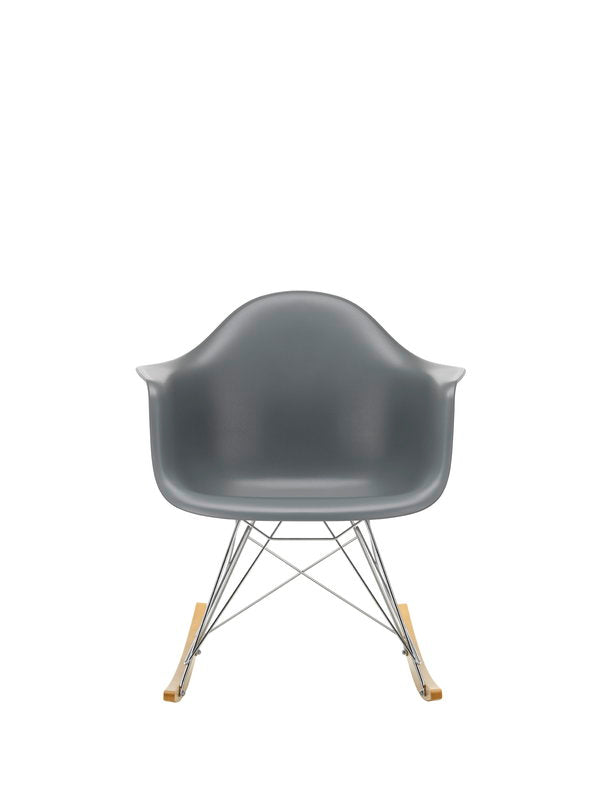 Vitra Eames RAR rocking chair, granite grey - chrome - maple | One52 Furniture