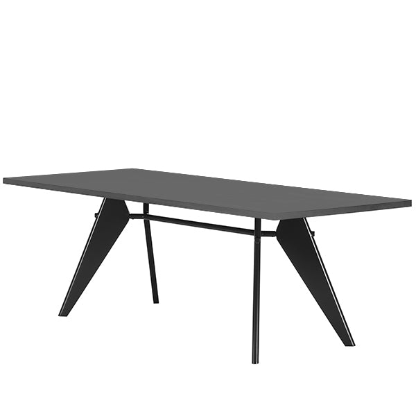 Vitra EM Table 240 x 90 cm, dark oak - deep black | One52 Furniture
