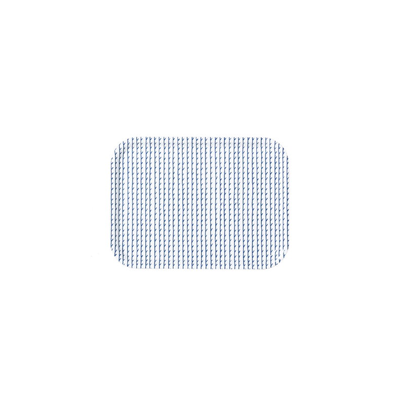 Artek|Trays|Rivi tray, 27 x 20 cm, white - blue