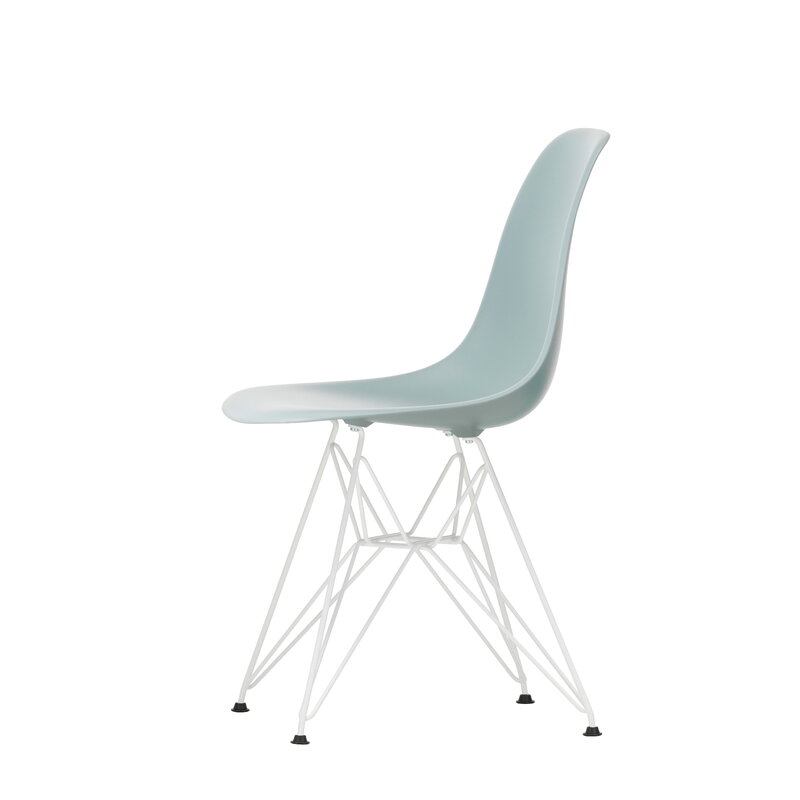Vitra Eames DSR chair, light grey - white | One52 Furniture