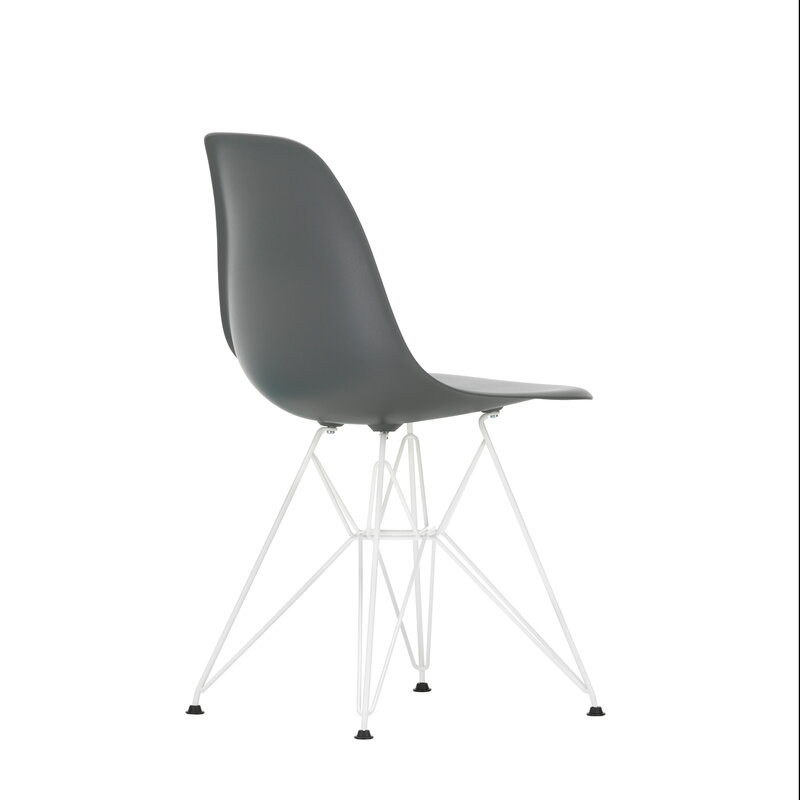 Vitra Eames DSR chair, granite grey - white | One52 Furniture