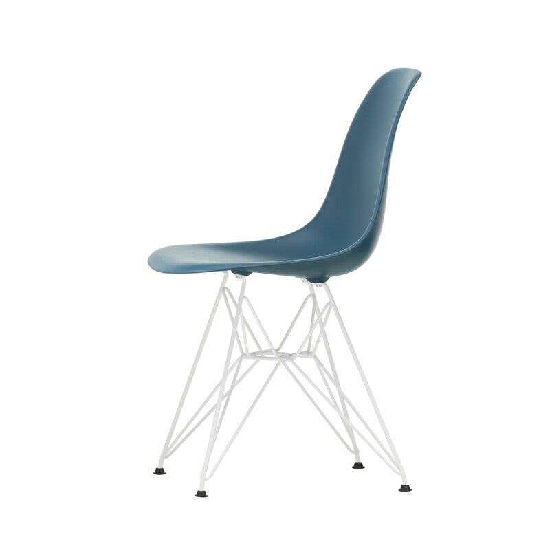Vitra Eames DSR chair, sea blue - white | One52 Furniture