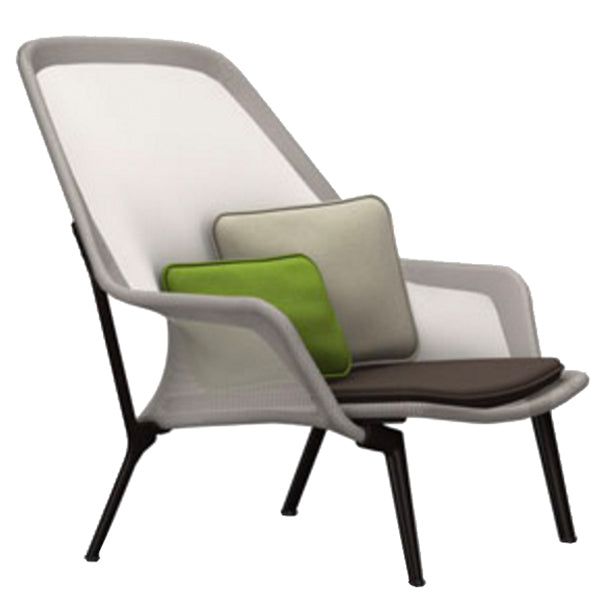 Vitra Slow Chair, brown/cream - chocolate | One52 Furniture