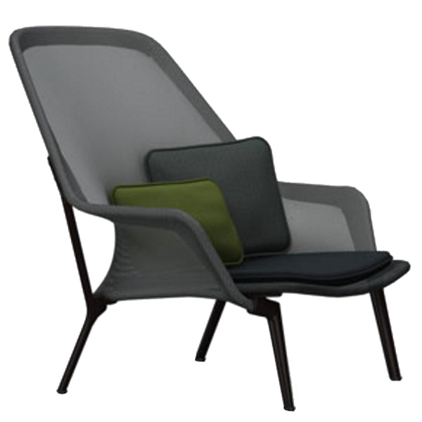 Vitra Slow Chair, black - chocolate | One52 Furniture
