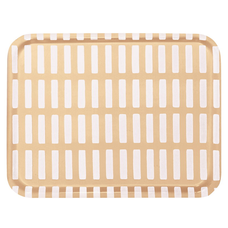 Artek|Trays|Siena tray, 43 x 33 cm, sand - white