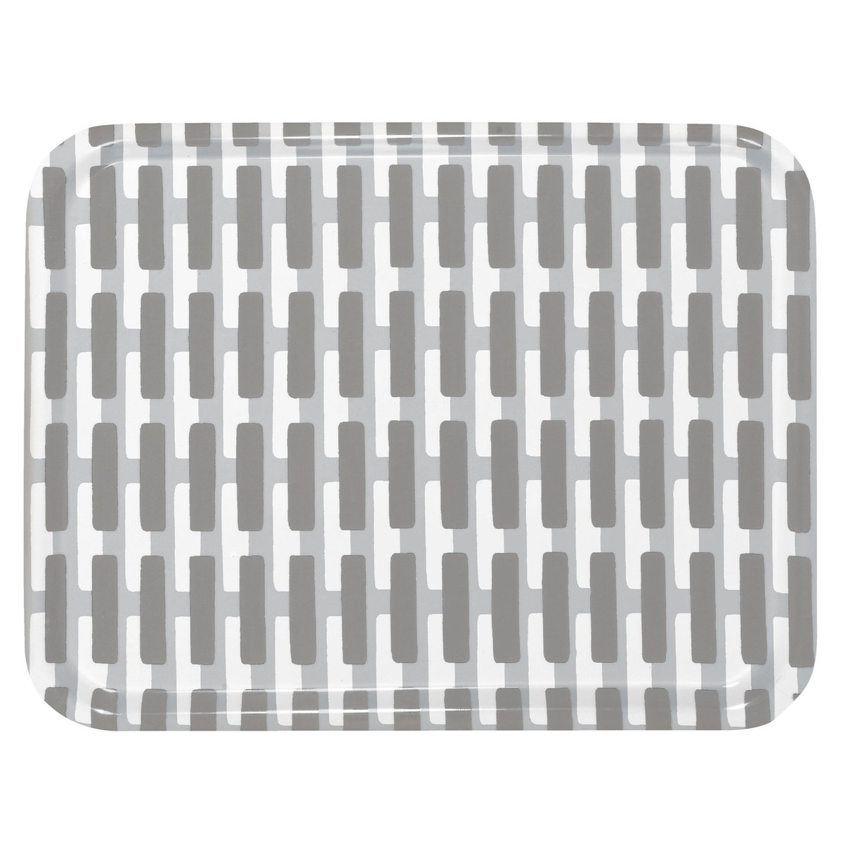 Siena tray, 43 x 33 cm, grey - light grey