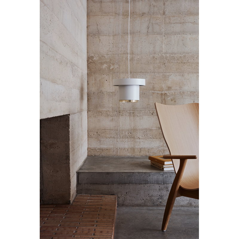 Artek|Ceiling lamps, Pendant lamps|A201 pendant, white - brass