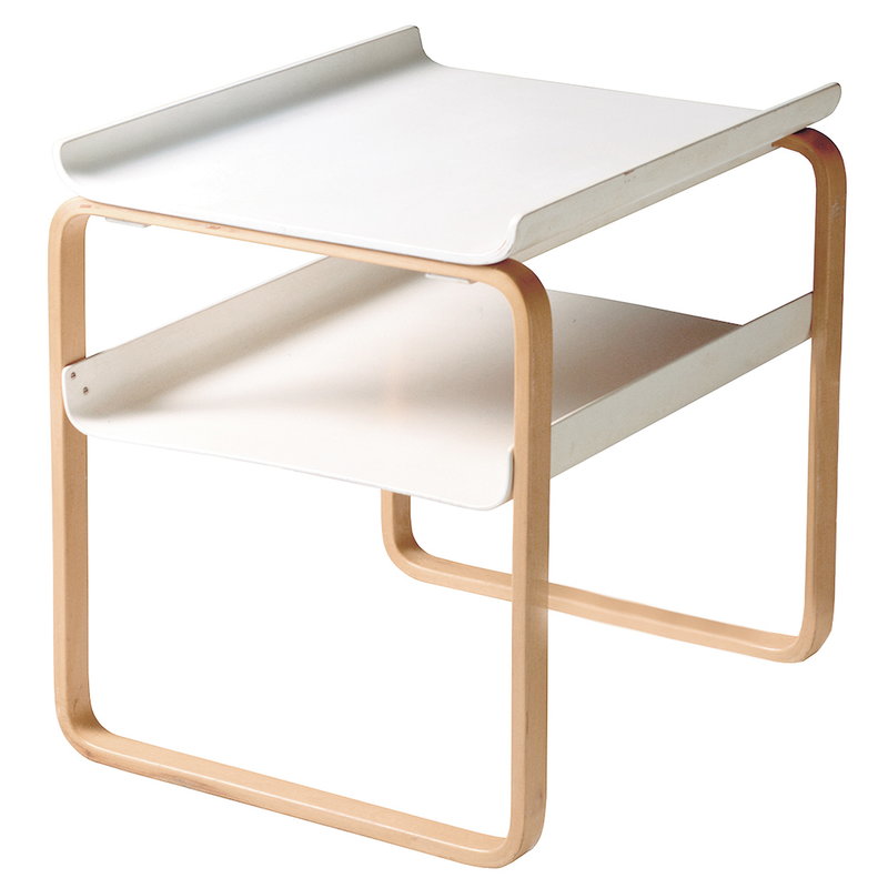Artek|Side & end tables, Tables|Aalto side table 915, white - birch