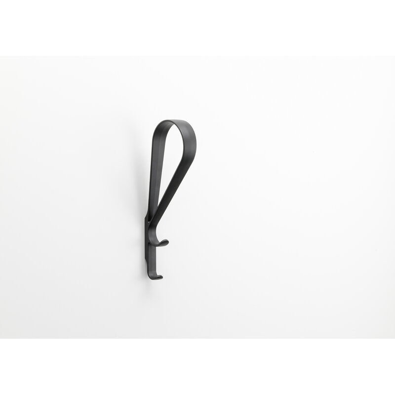 Artek|Coat racks & hangers, Wall hooks|Tupla wall hook, black