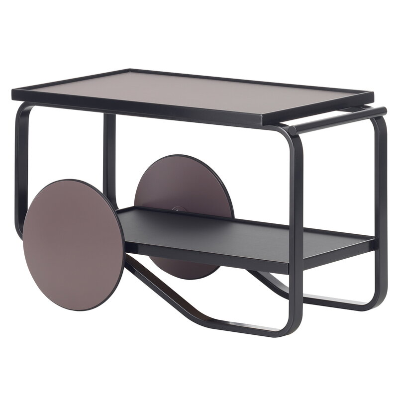 Artek|Kitchen carts & trolleys, Tables|Aalto tea trolley 901, all black