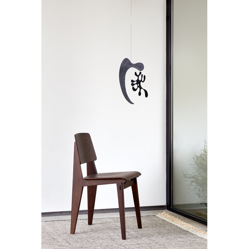 Vitra Chaise Tout Bois chair, dark-stained oak | One52 Furniture