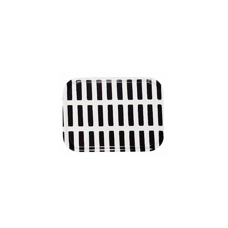 Artek|Trays|Siena tray, 27 x 20 cm, white - black