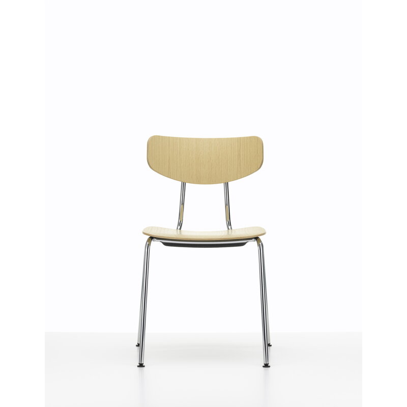 Vitra Moca chair, natural oak - chrome | One52 Furniture