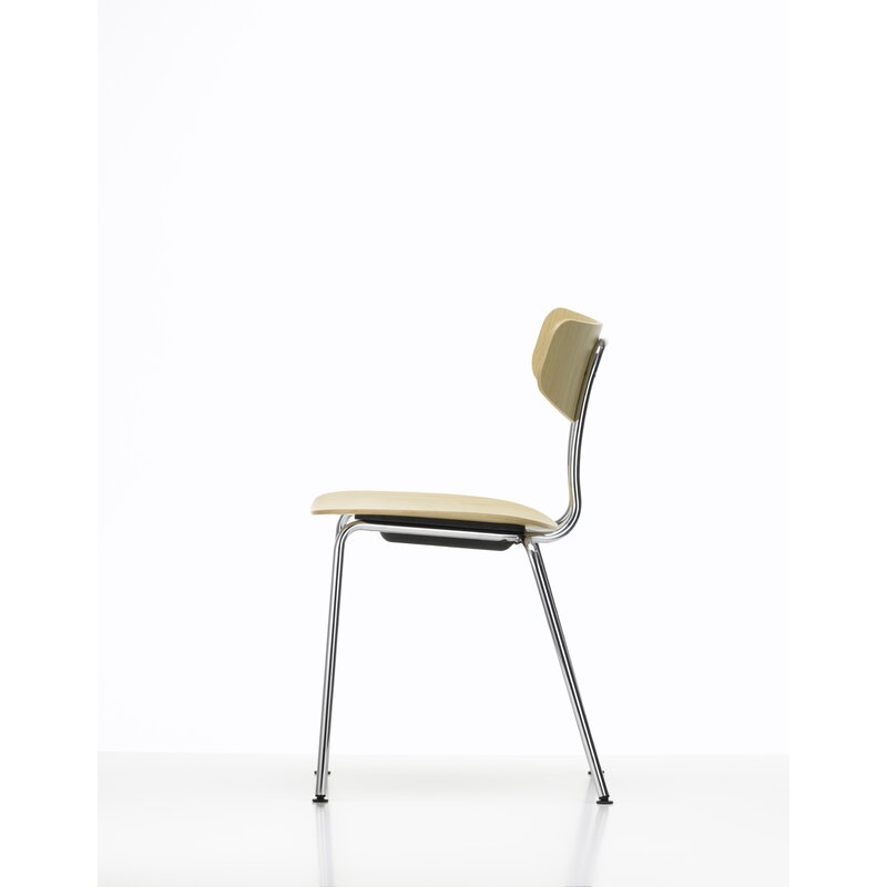 Vitra Moca chair, natural oak - chrome | One52 Furniture